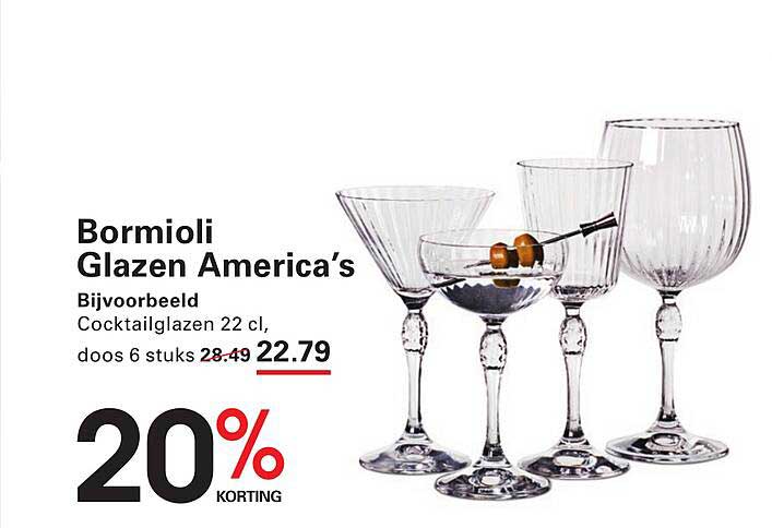 Bormioli Glazen America's