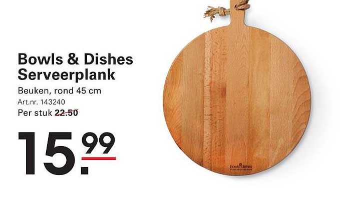 Bowls & Dishes Serveerplank