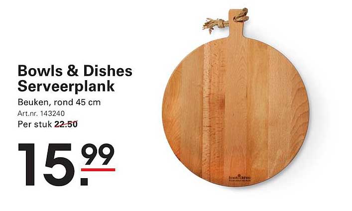 Bowls & Dishes Serveerplank