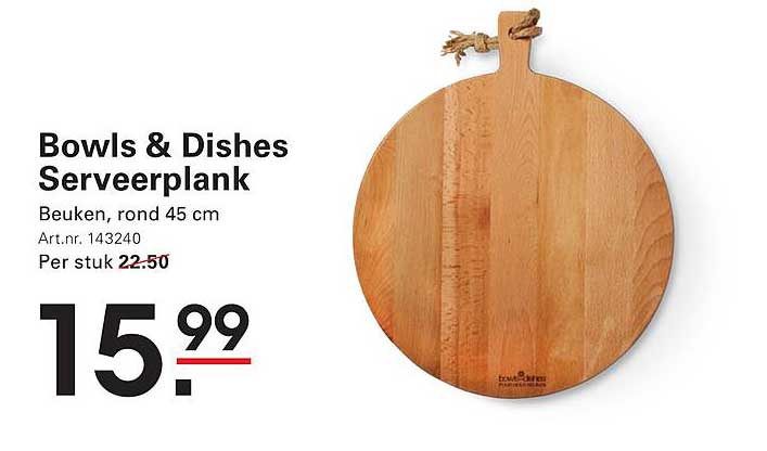 Bowls & Dishes Serveerplank