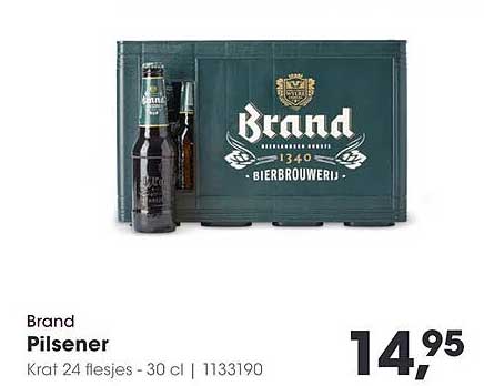 Brand Pilsener Krat 24 flesjes - 30 cl