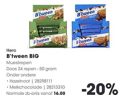 B’tween BIG Mueslirepen
