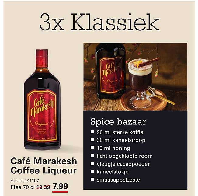 Café Marakesh Coffee Liqueur