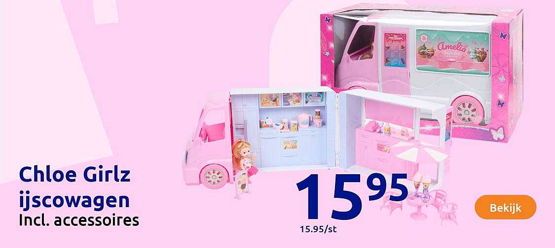 Chloe Girlz ijswagen Incl. accessoires