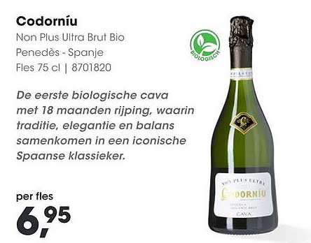 Codorníu Non Plus Ultra Brut Bio