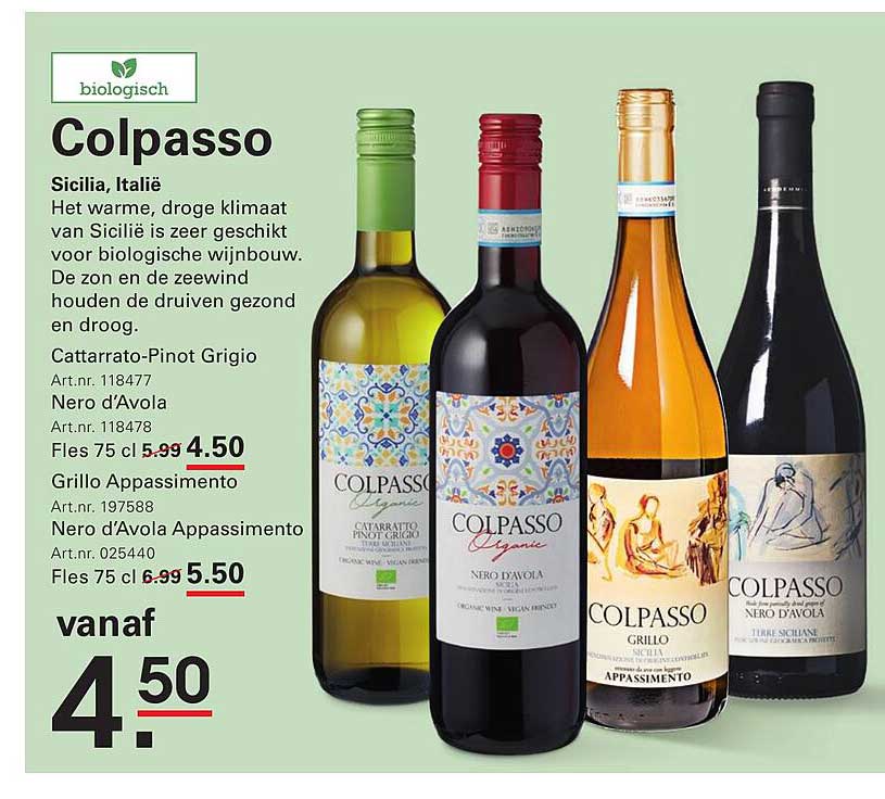 Colpasso wijnen vanaf 4,50