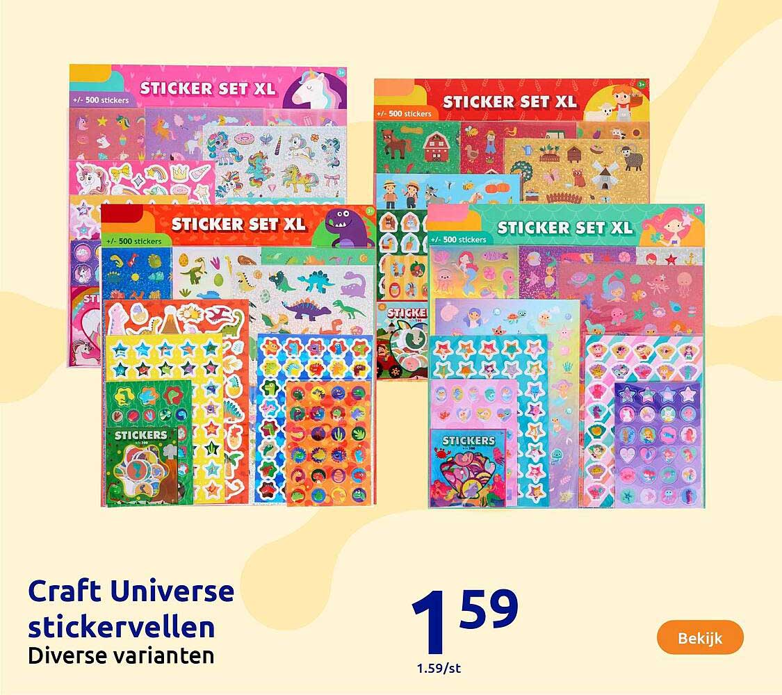 Craft Universe stickervellen