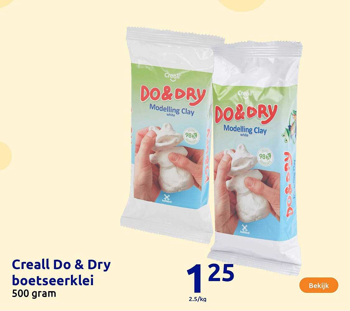 Creall Do & Dry boetseerklei 500 gram