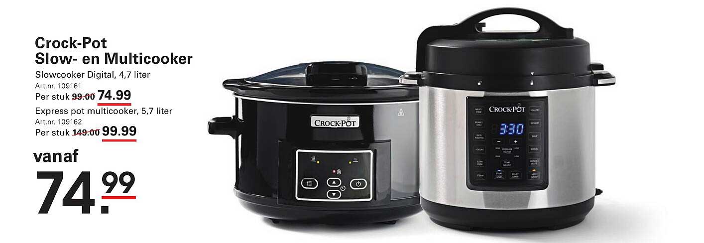 Crock-Pot Slow- en Multicooker