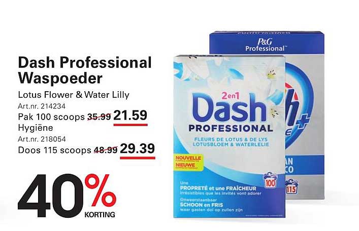 Dash Professional Waspoeder