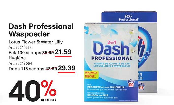 Dash Professional Waspoeder