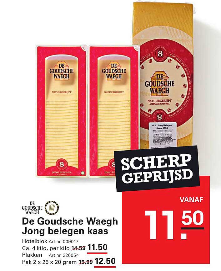 De Goudsche Waeg Jong belegen kaas