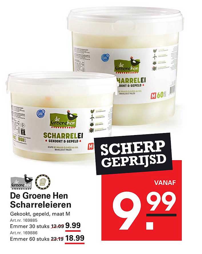 De Groene Hen Scharrel-eieren