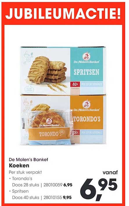 De Molen's Banket Koeken