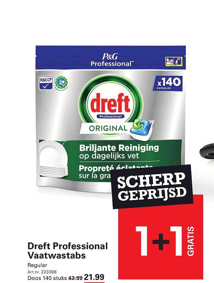 Dreft Professional Vaatwastabs