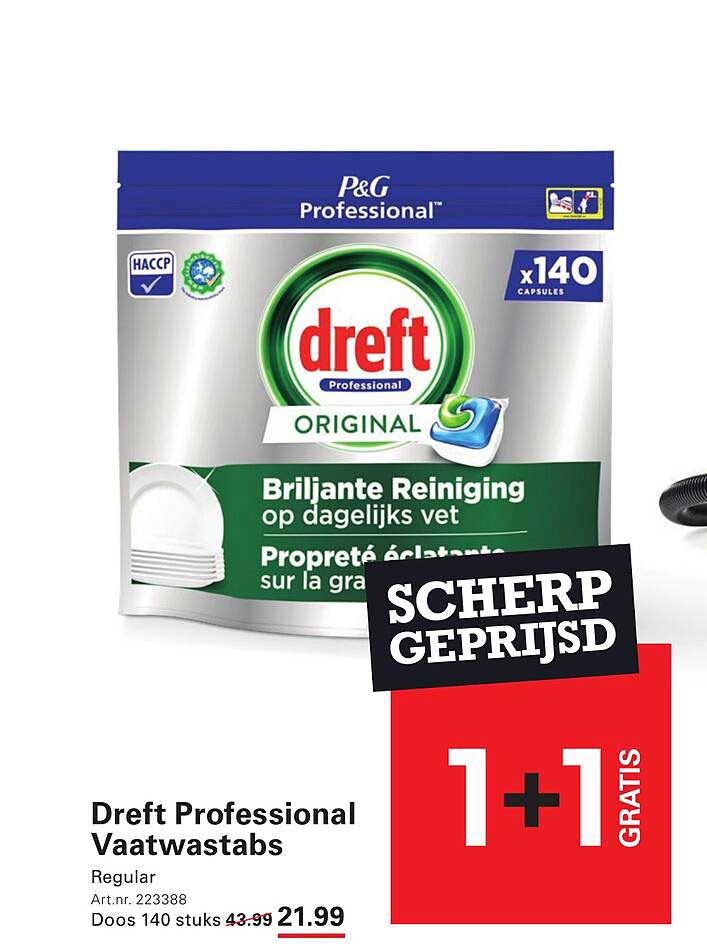 Dreft Professional Vaatwastabs
