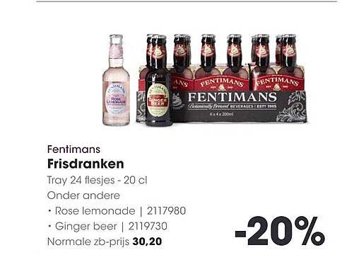 Fentimans Frisdranken Tray 24 flesjes - 20 cl