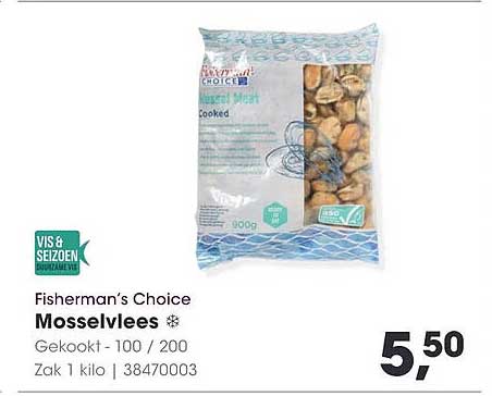Fisherman’s Choice Mosselvlees