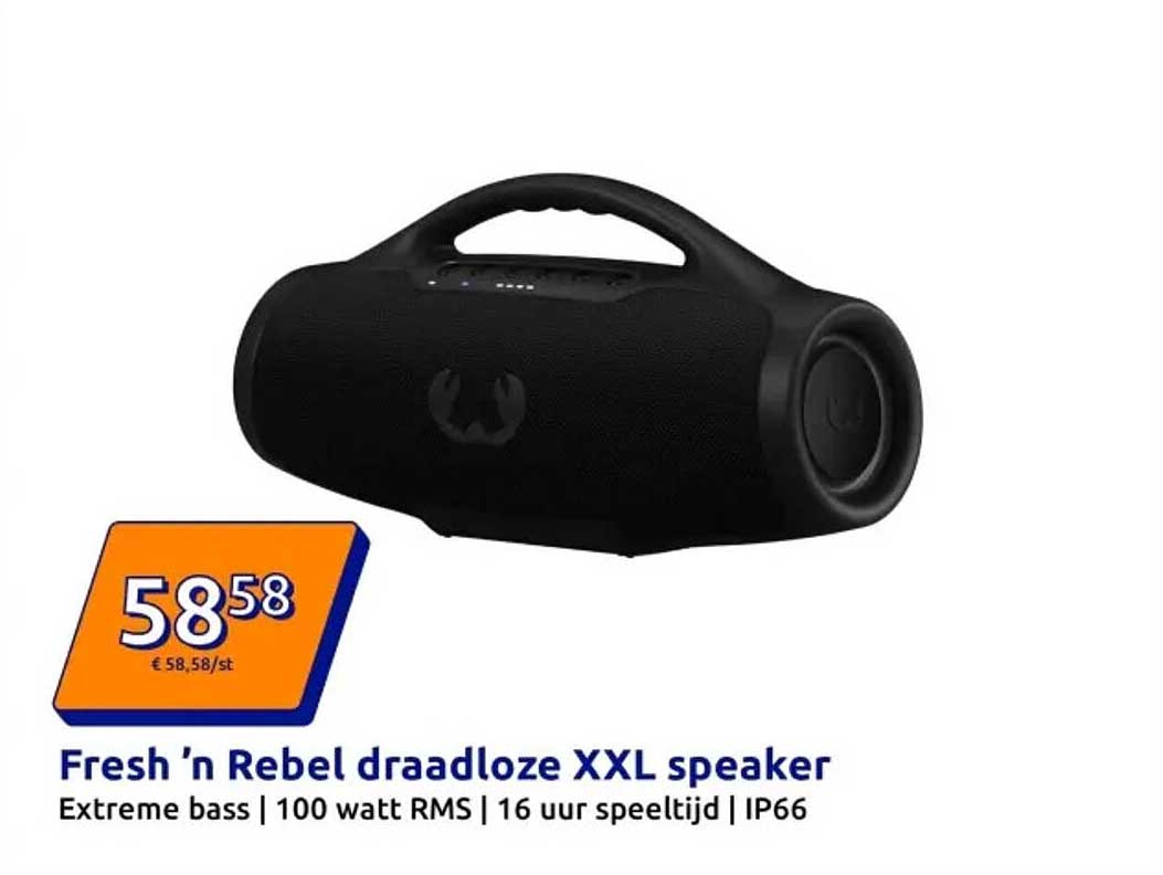 Fresh ’n Rebel draadloze XXL speaker