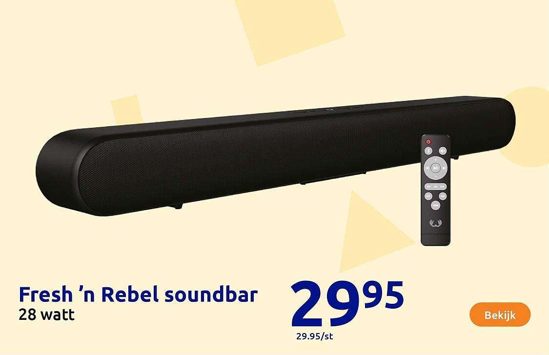 Fresh 'n Rebel soundbar 28 watt