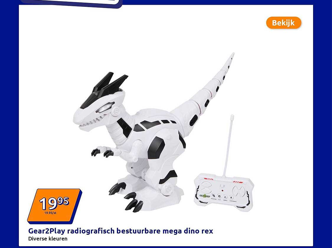 Gear2Play radiografisch bestuurbare mega dino rex