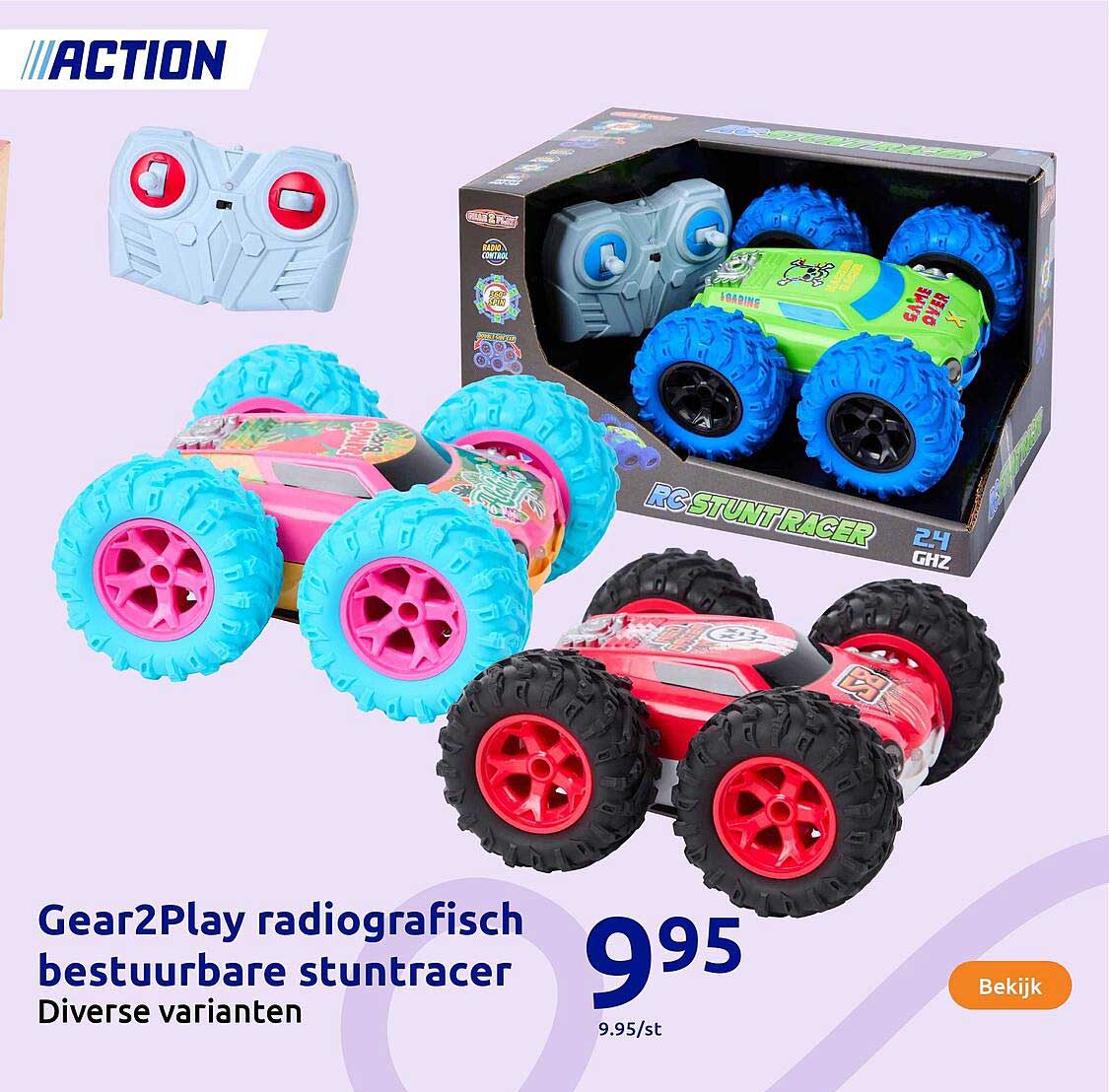 Gear2Play radiografisch bestuurbare stuntracer