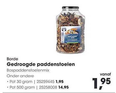 Gedroogde paddenstoelen