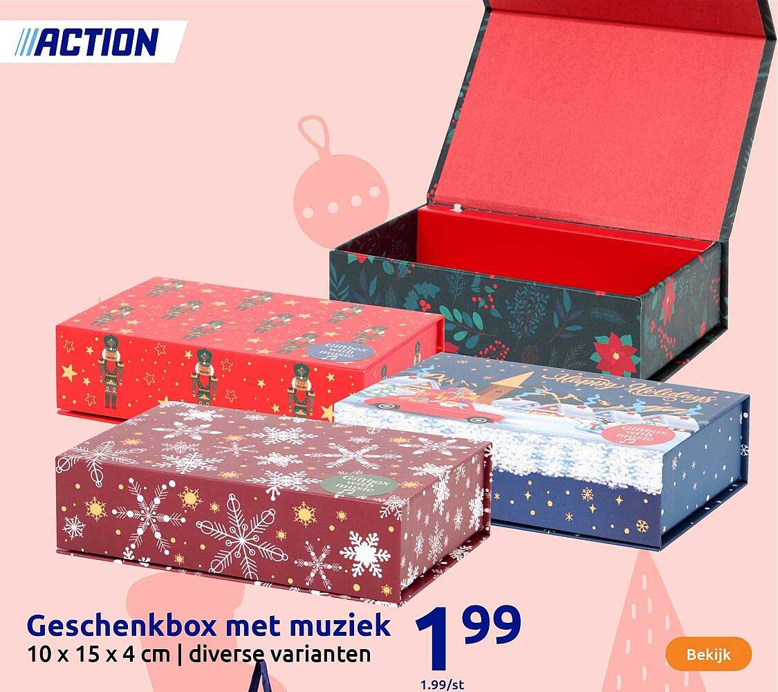 Geschenkbox met muziek