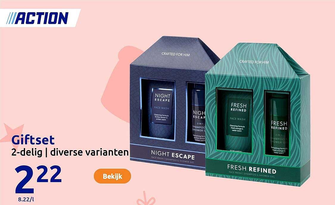 Giftset 2-delig | diverse varianten