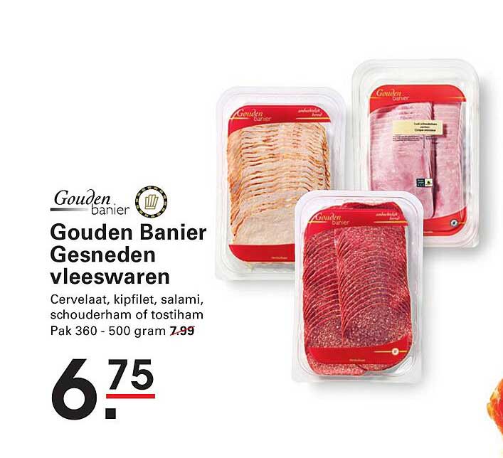 Gouden Banier Gesneden vleeswaren