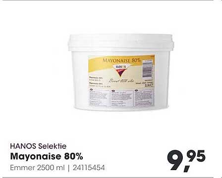 HANOS Selectie Mayonaise 80%