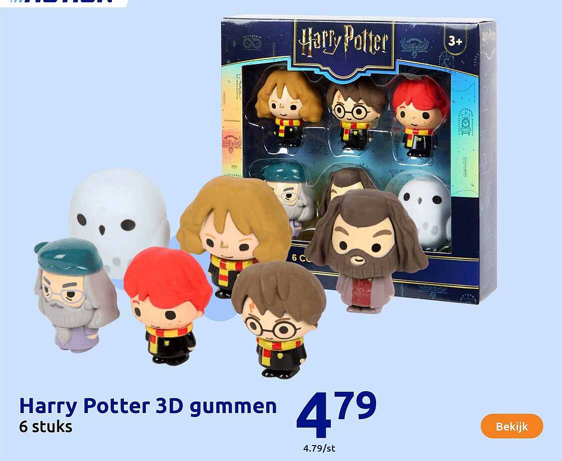 Harry Potter 3D gummen 6 stuks