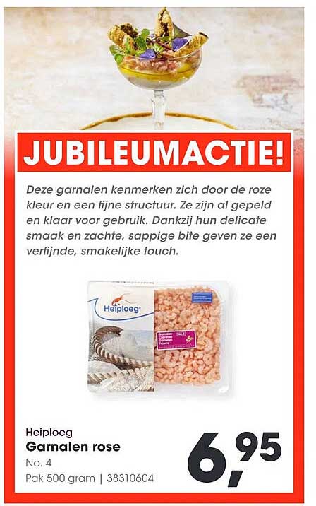 Heiploeg Garnalen rose No. 4