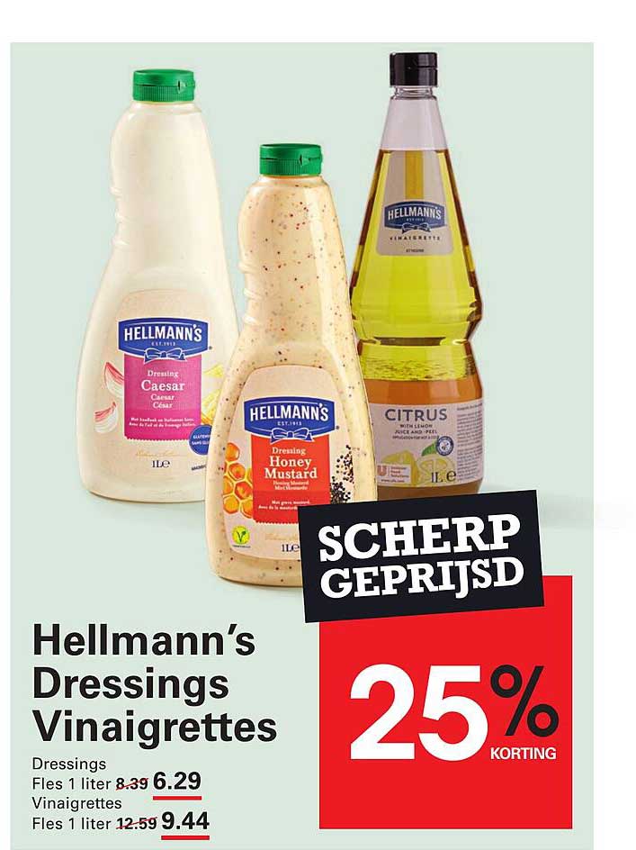 Hellmann’s Dressings Vinaigrettes