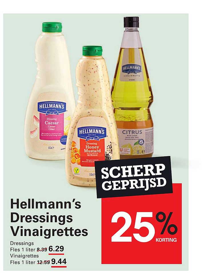 Hellmann's Dressings Vinaigrettes