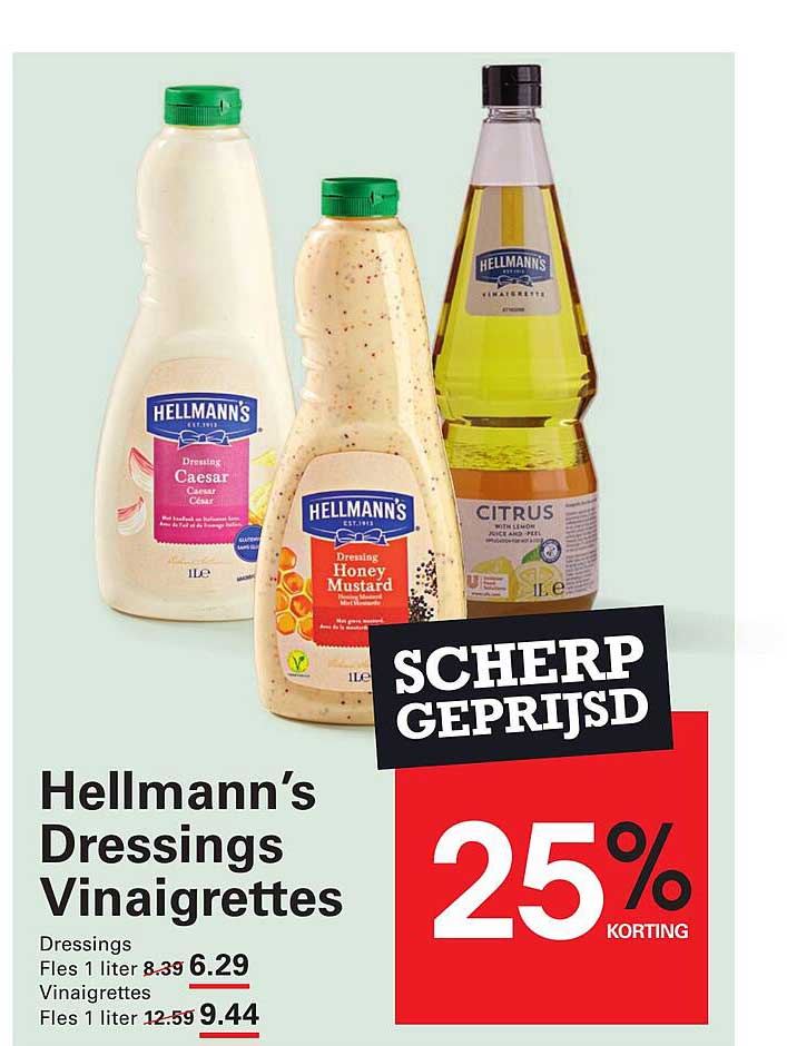 Hellmann’s Dressings Vinaigrettes