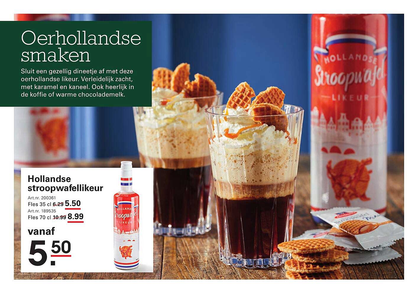 Hollandse stroopwafel likeur