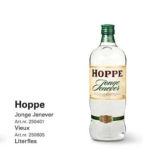 Hoppe Jonge Jenever Literfles