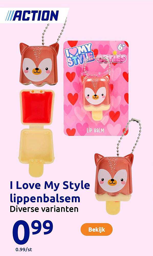 I Love My Style lippenbalsem Diverse varianten