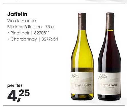 Jaffelin Vin de France Bij doos 6 flessen - 75 cl