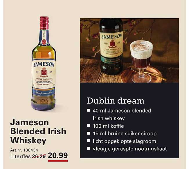 Jameson Blended Irish Whiskey