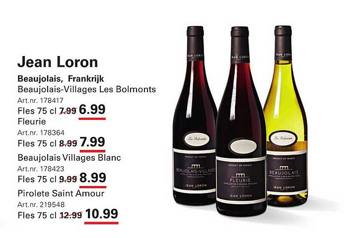 Jean Loron Beaujolais-Villages Les Bolmonts 75 cl