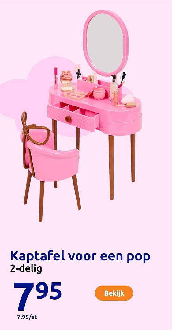 Kaptafel voor een pop 2-delig
