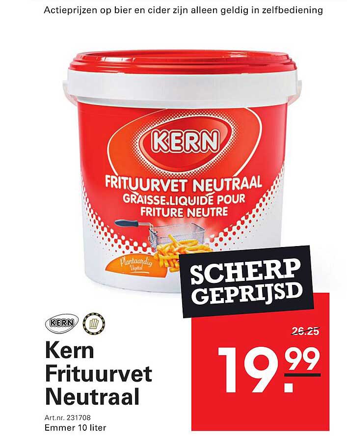 Kern Frituuvet Neutraal