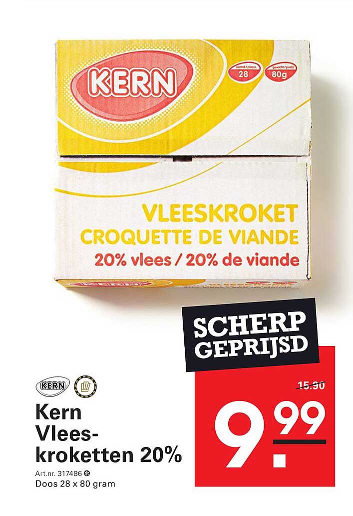 Kern Vleeskroketten 20%