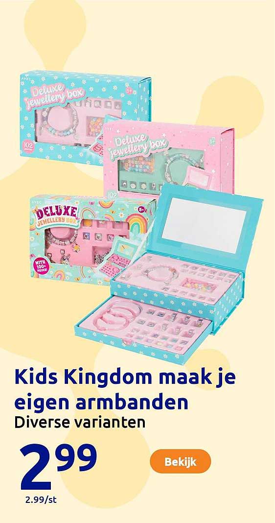 Kids Kingdom maak je eigen armbanden