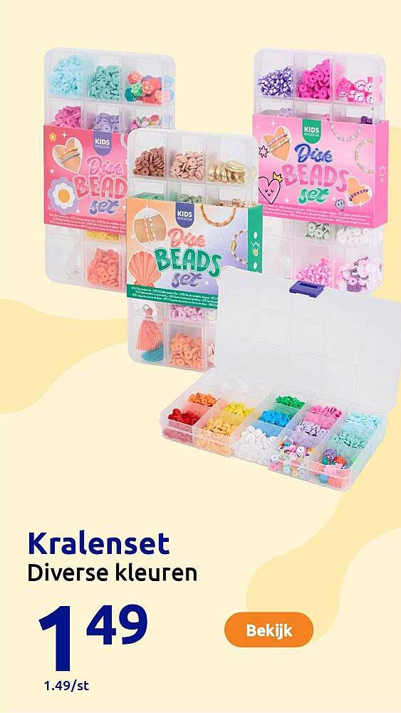 Kralenset Diverse kleuren