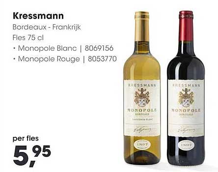 Kressmann Bordeaux - Frankrijk Fles 75 cl