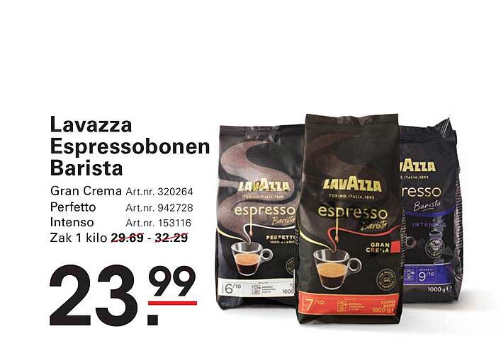 Lavazza Espressobonen Barista