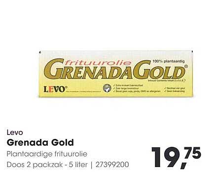 Levo Grenada Gold Plantaardige Frituurolie